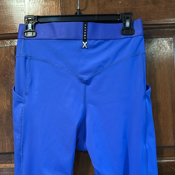 Savage X Fenty Lineup High-Waist Pocket Leggings Size 1X Purple Rihanna - Picture 5 of 10